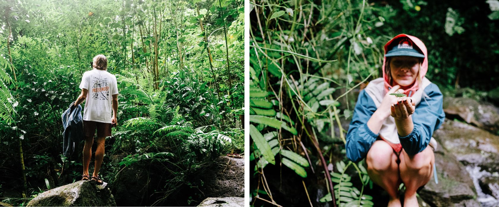 A collage of people running in the city and on trails