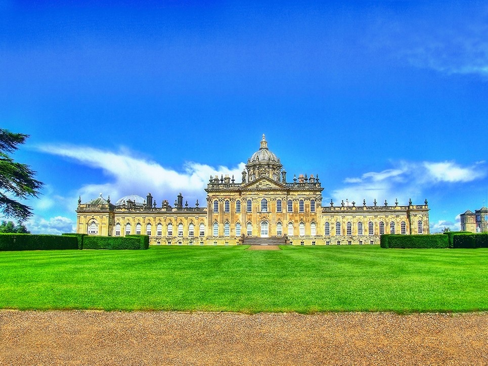 Castle Howard in North Yorkshire on a sunny day 