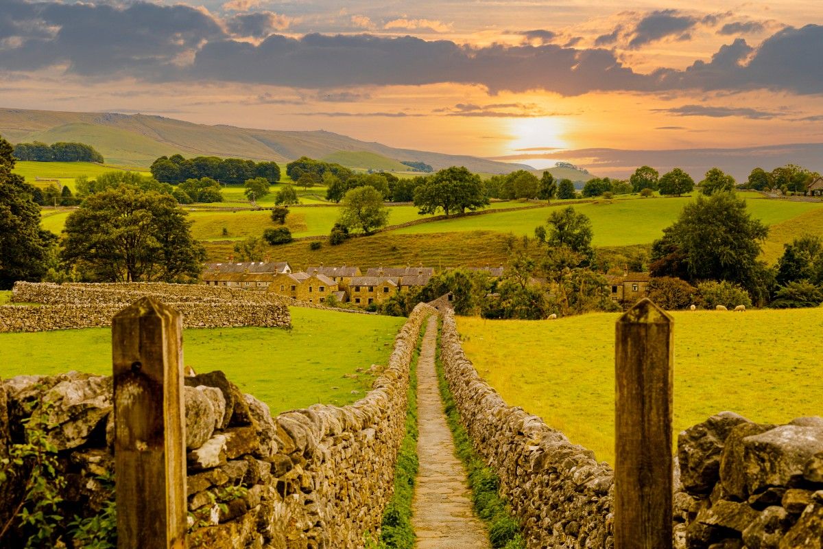 The countryside in the Yorkshire Dales