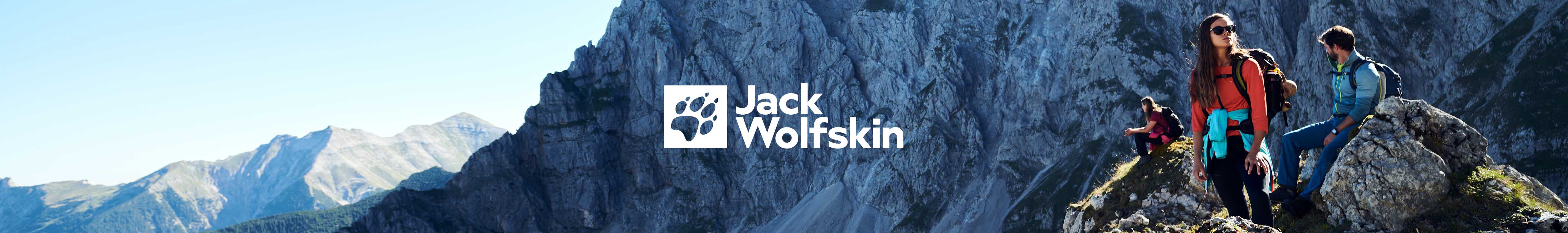 mountain view with Jack Wolfskin logo