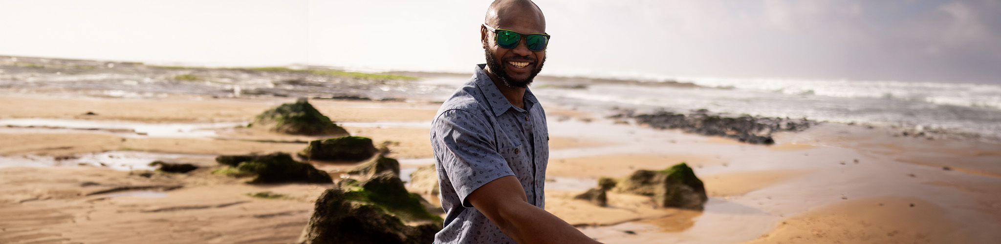 Man hiking outdoors