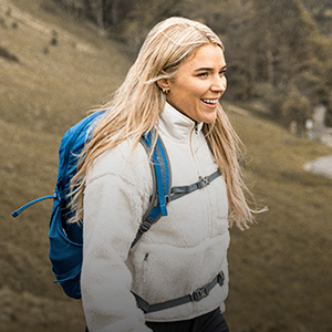 Woman hiking