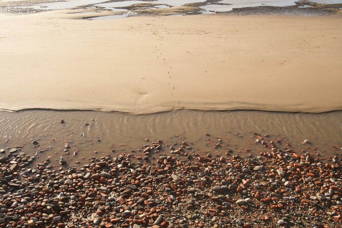 Formby Beach shoreline