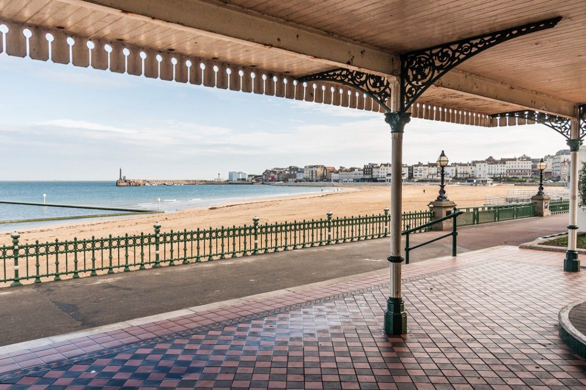 A Victorian era shelter on Margate Beach