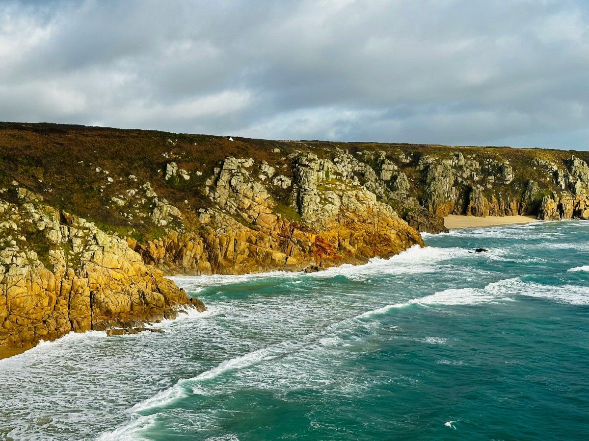 Porthcurno beach