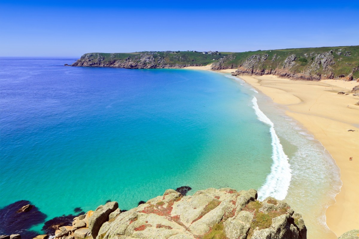 Porthcurno beach