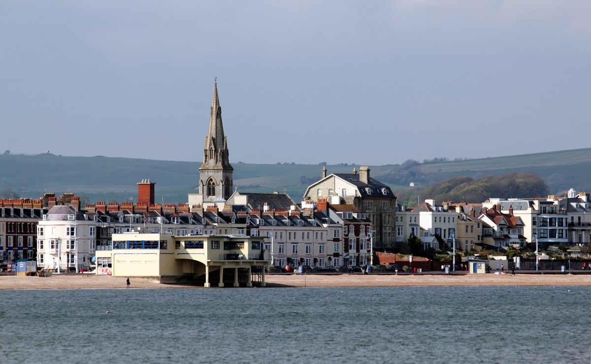 The beachfront at Weymouth