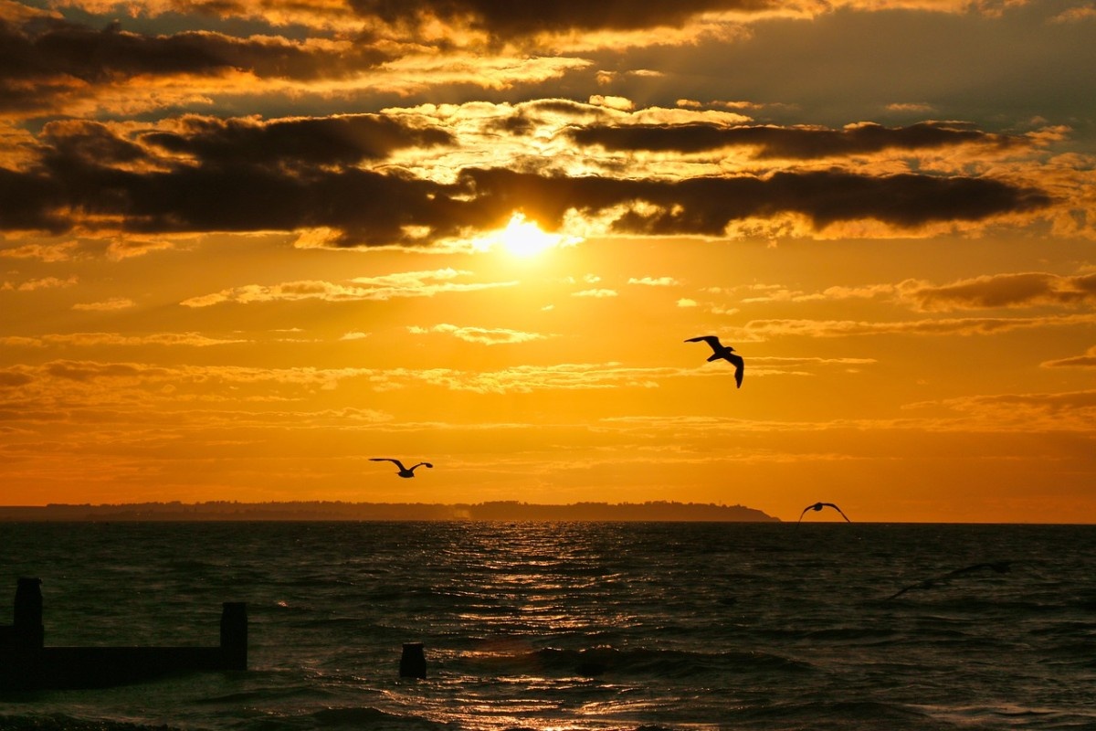 Sunset at Whistable Beach