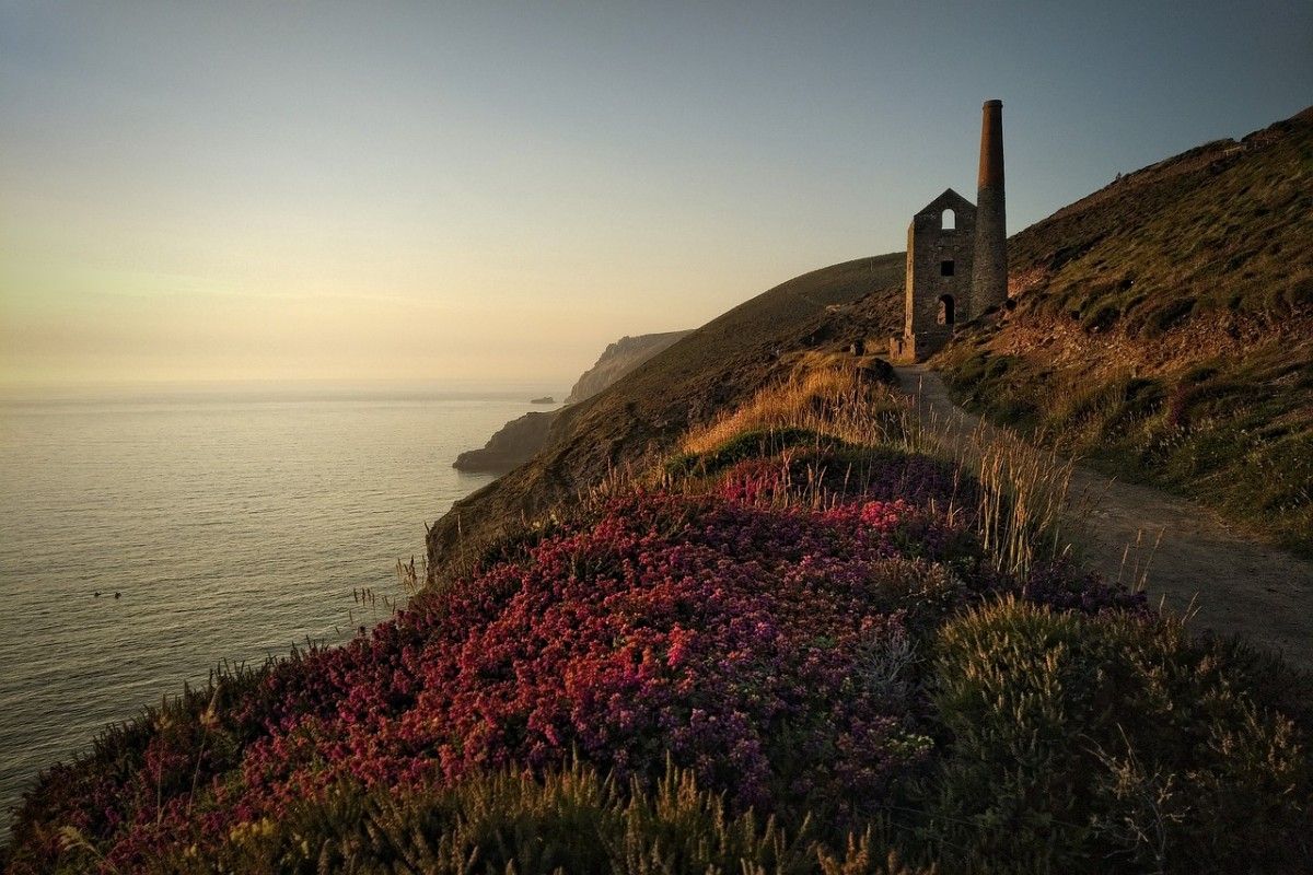 The Cornish coast line 