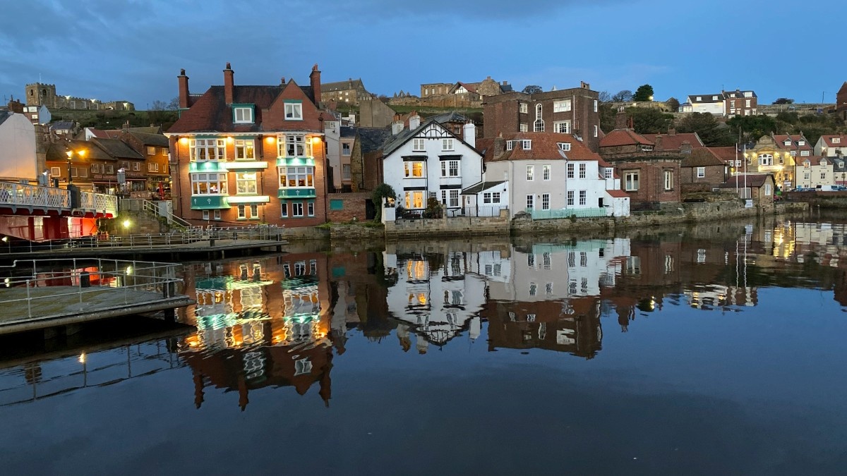 Whitby in the evening 