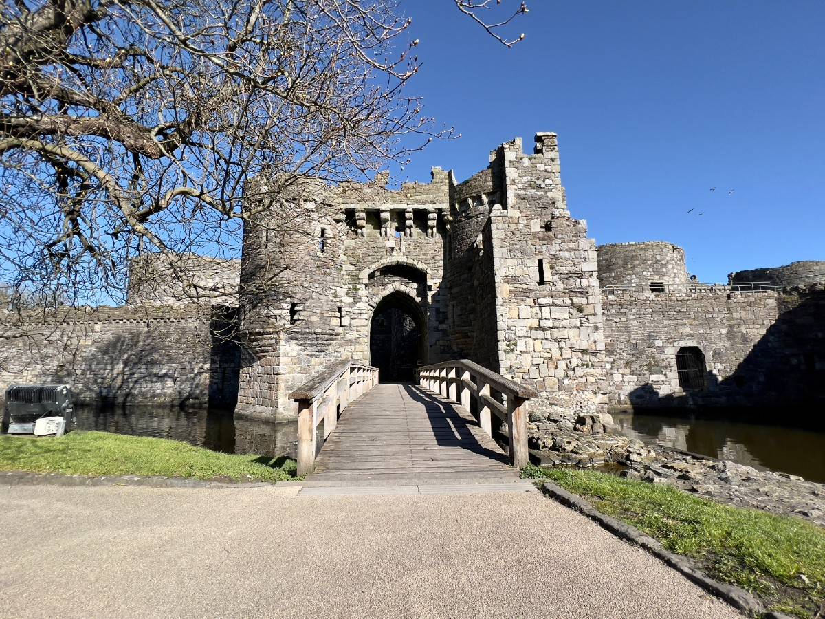 The entrance to Beaumaris Castle