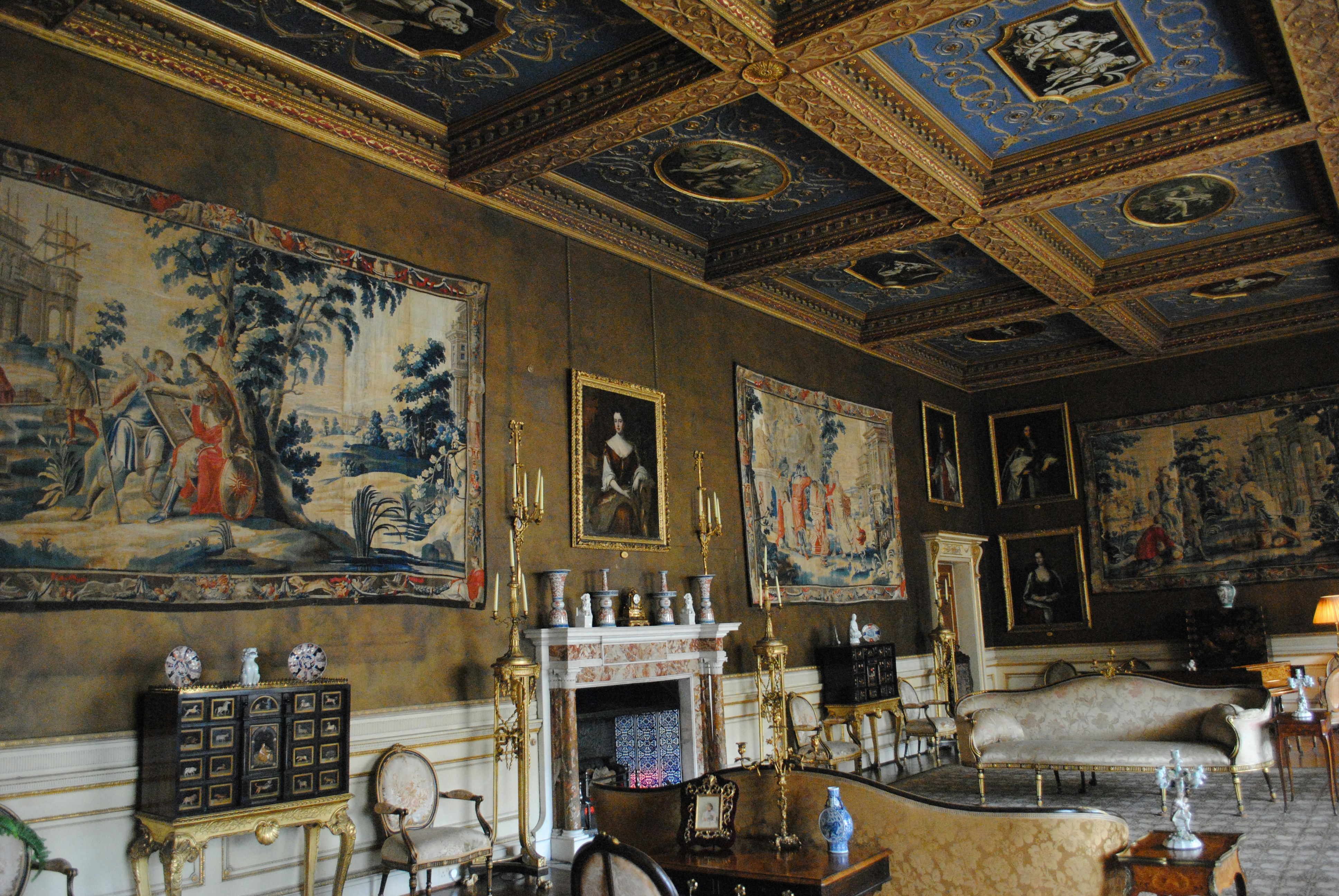 Inside Chirk Castle 