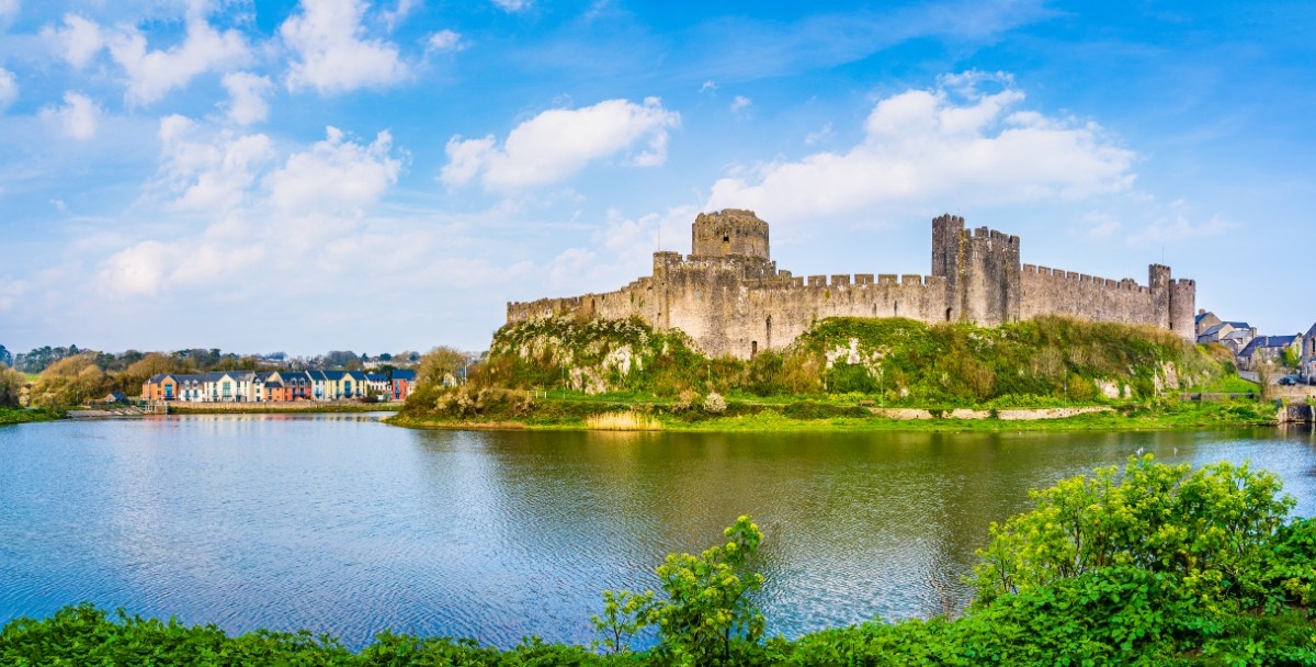 Pembroke Castle, Pembrokeshire, Wales