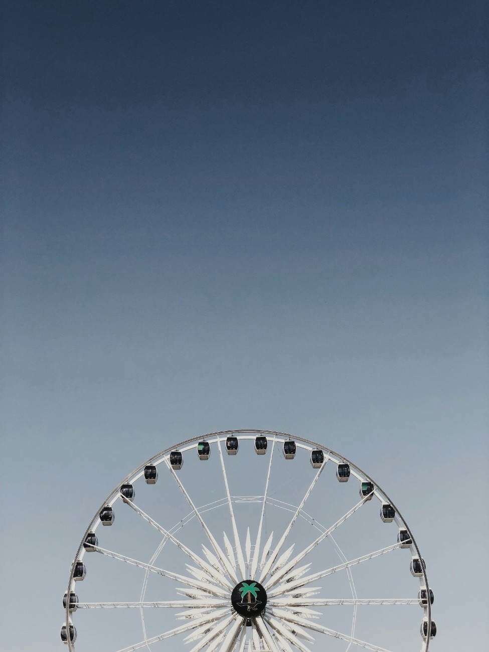 The ferris wheel at Coachella 