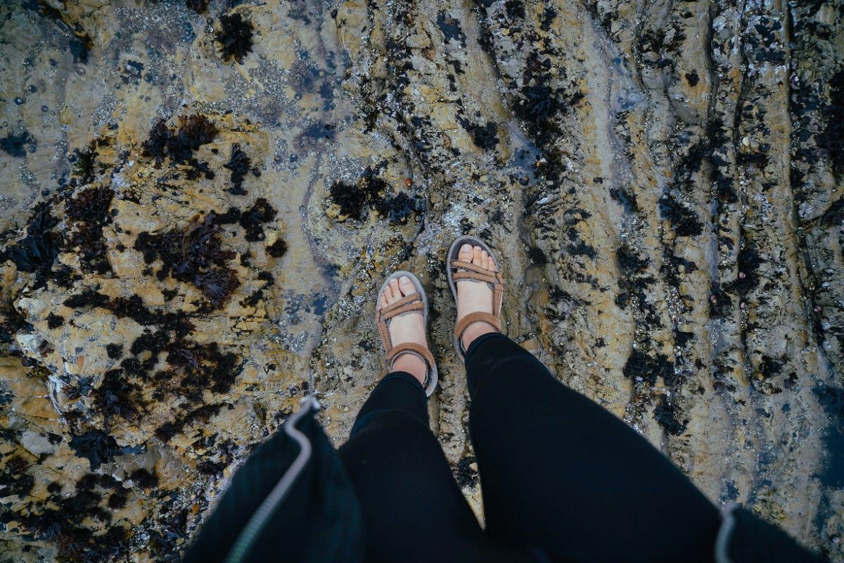 Teva Tirra Sandals on the beach