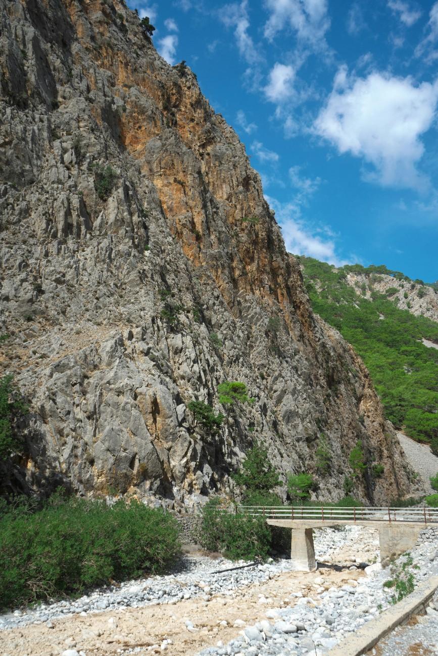 A bridge in Samaria Gorge 