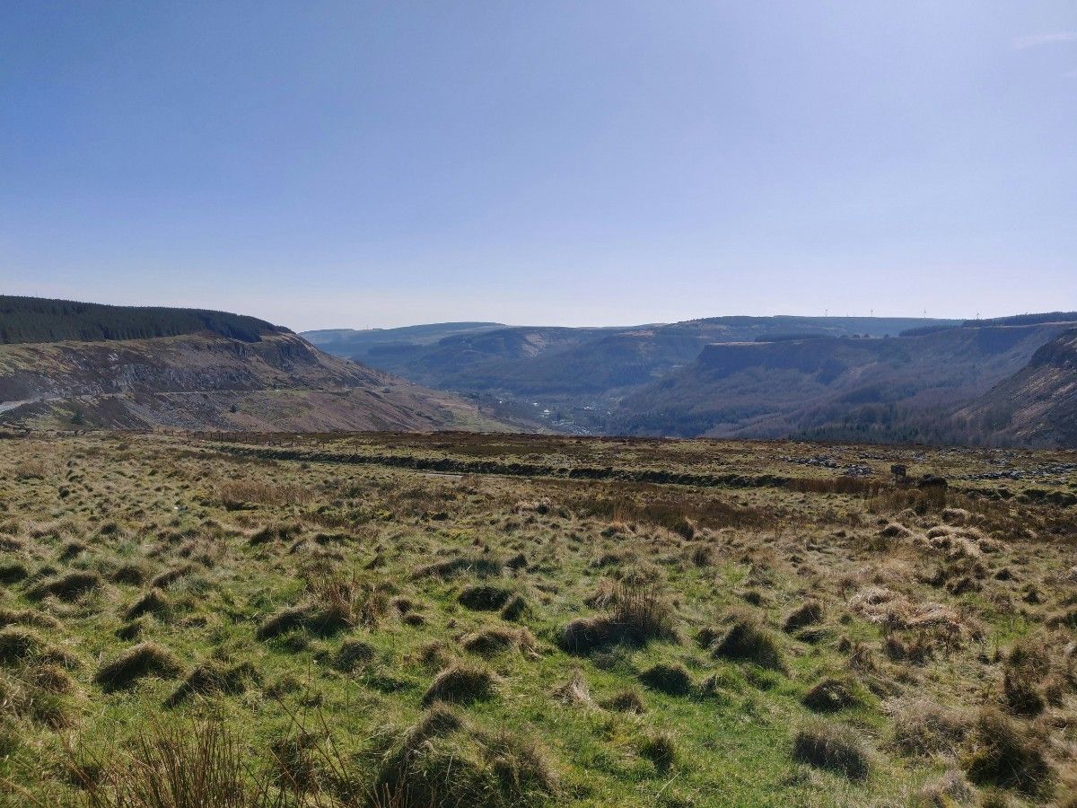 A vast field in the Brecon Beacons