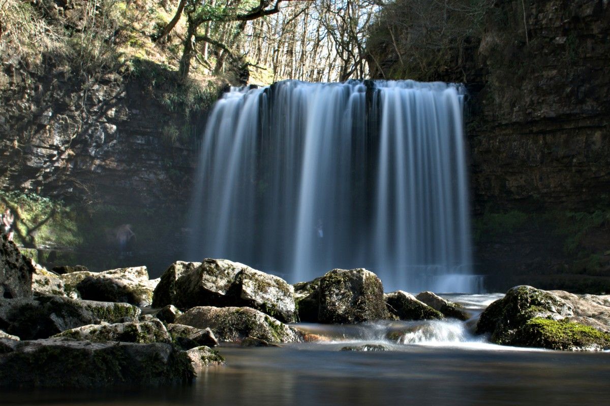 Waterfall in Brecon Beacons