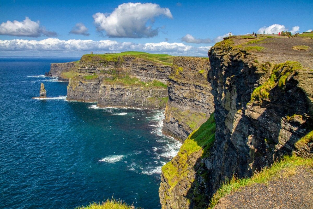 Sunshine over The Cliffs of Moher