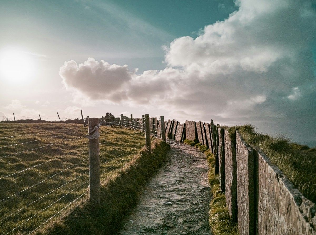 A pathway along The Cliffs of Moher