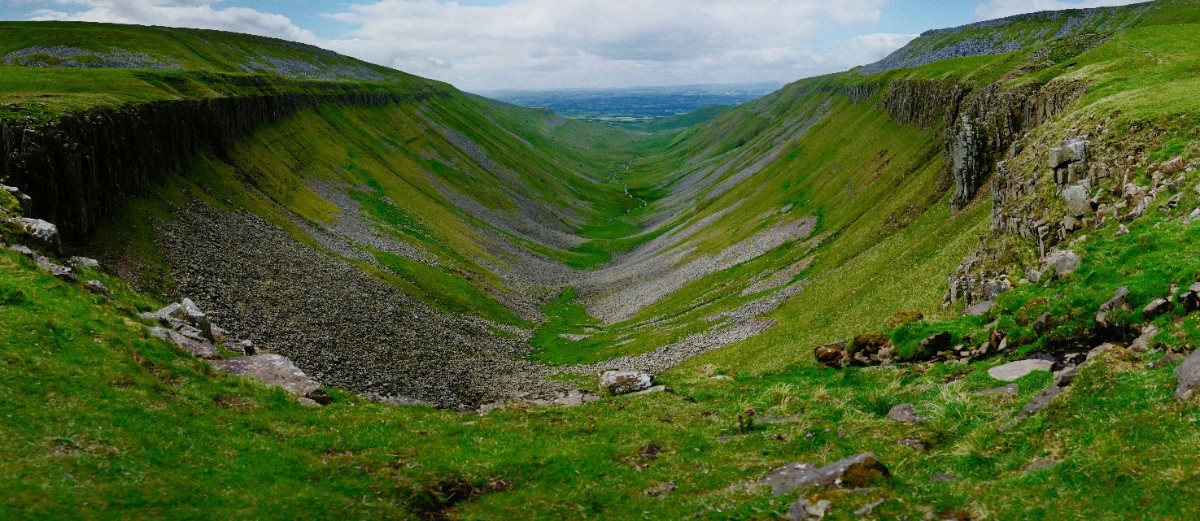 A valley on the Pennine Way