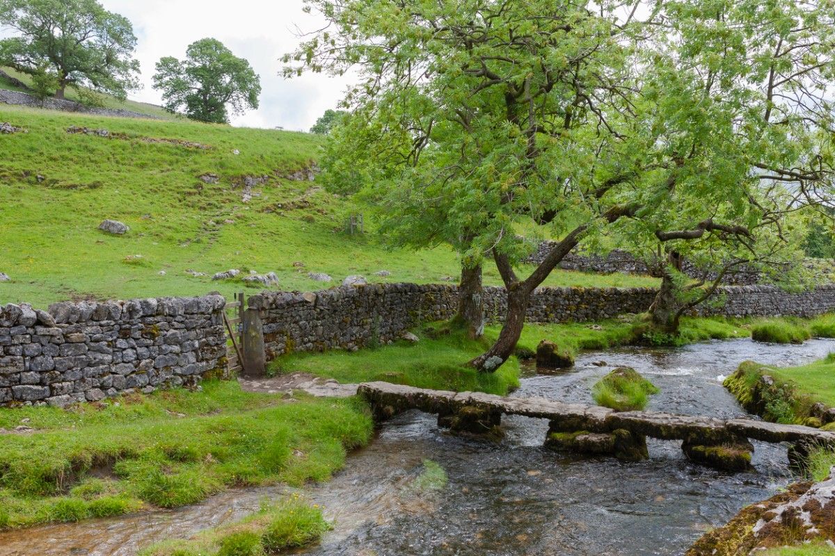 A bridge over a river on the Pennine Way