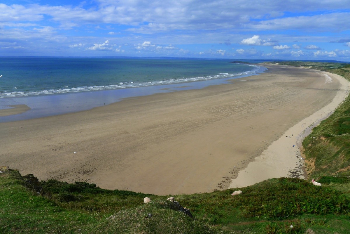 Rhossili Bay beach