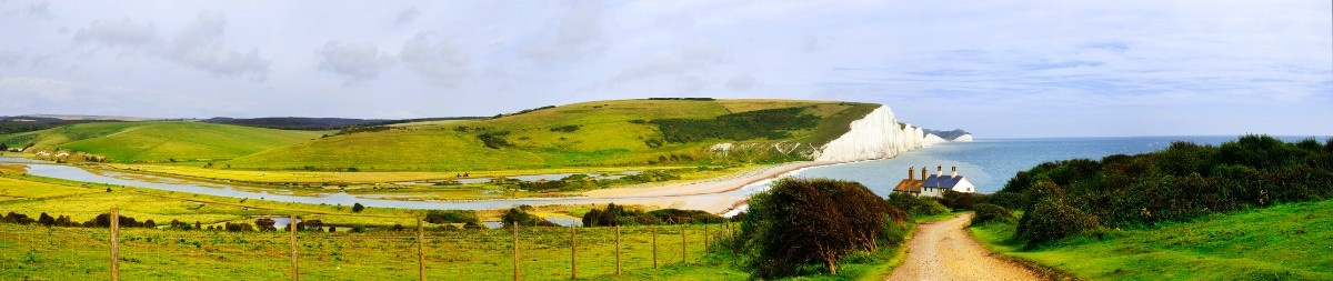 The Seven Sisters Cliffs on the South Downs Way 