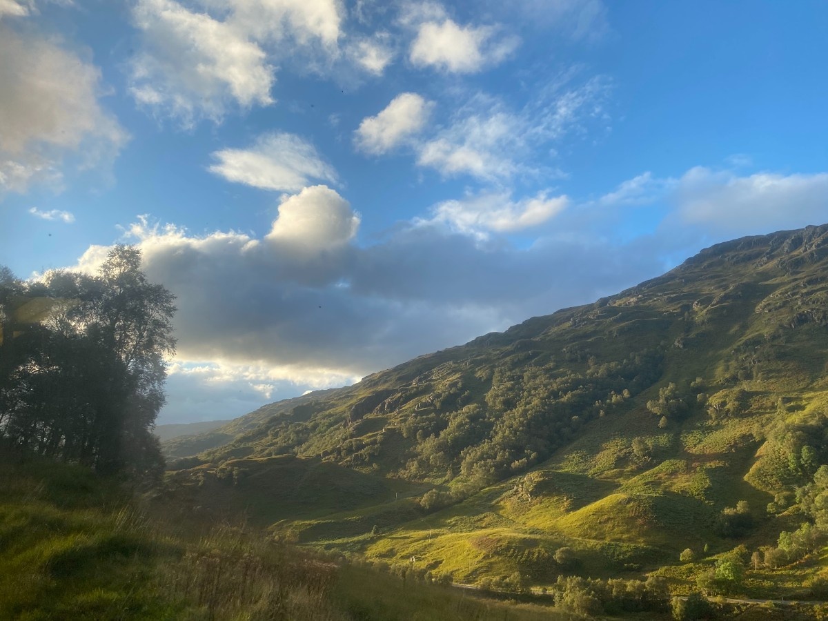 The hills of the Speyside Way