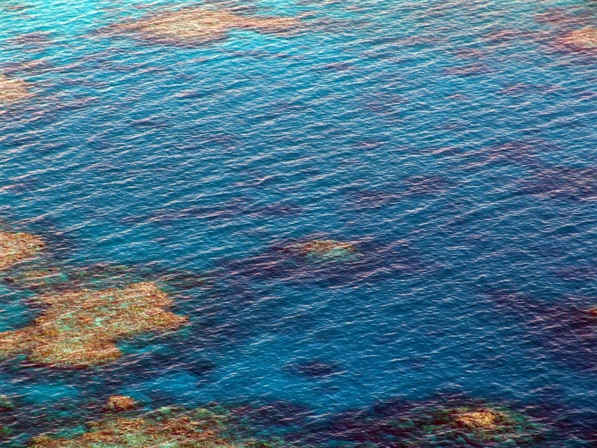 The Great Barrier Reef from above