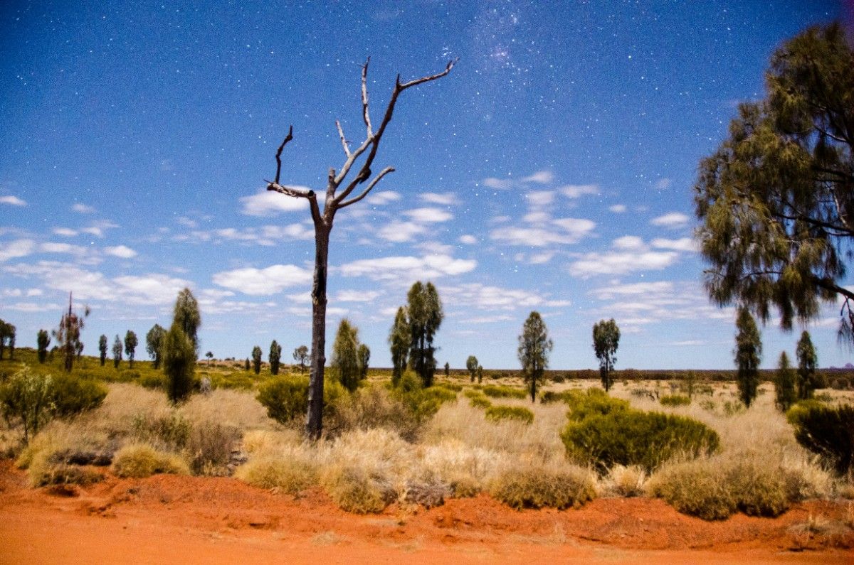 Uluru Mountain desert