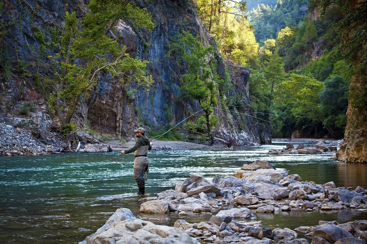 man fishing 