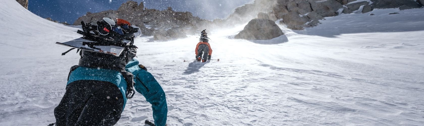 Skier skiing down a mountain 